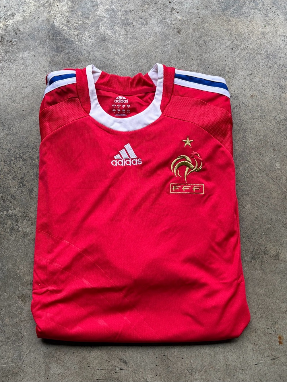 France 2008 2009 Away Shirt Football Soccer Jersey Maillot Adidas
